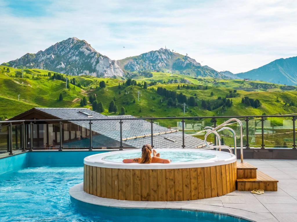 Апартаменты Duplex 6P A Belle-Plagne Ла-Плань Экстерьер фото