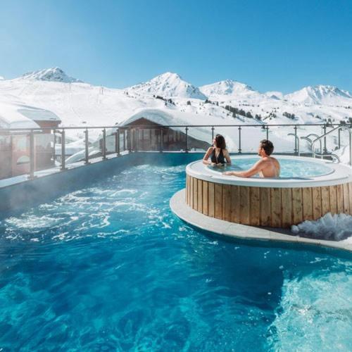 Апартаменты Duplex 6P A Belle-Plagne Ла-Плань Экстерьер фото